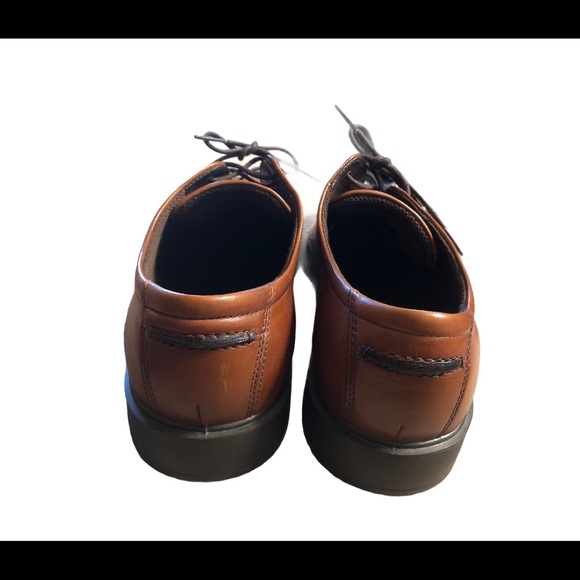 Ecco Shock Point Men’s Lace up Leather Brown Sz:45 main image 9